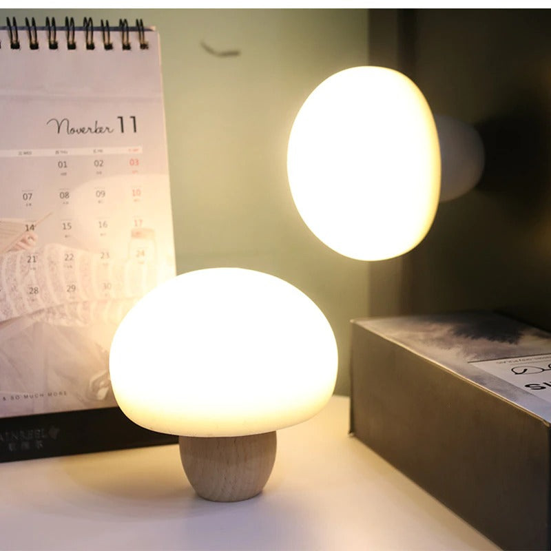 ShroomEase – Magnetisk svampe natlampe med farvetilstande