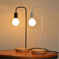 LoftGlow - Natbordslampe i industriel stil til hyggelig og stilfuld belysning