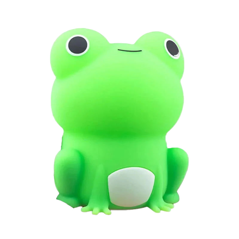 FroggieGlow – Silikone Frø Natlampe med Genopladeligt Batteri