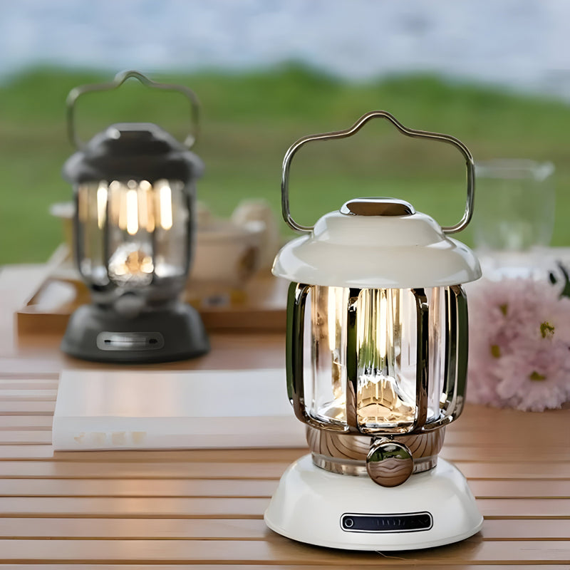 GlowTrail – Genopladelig LED lanterne i retrostil til udendørs eventyr