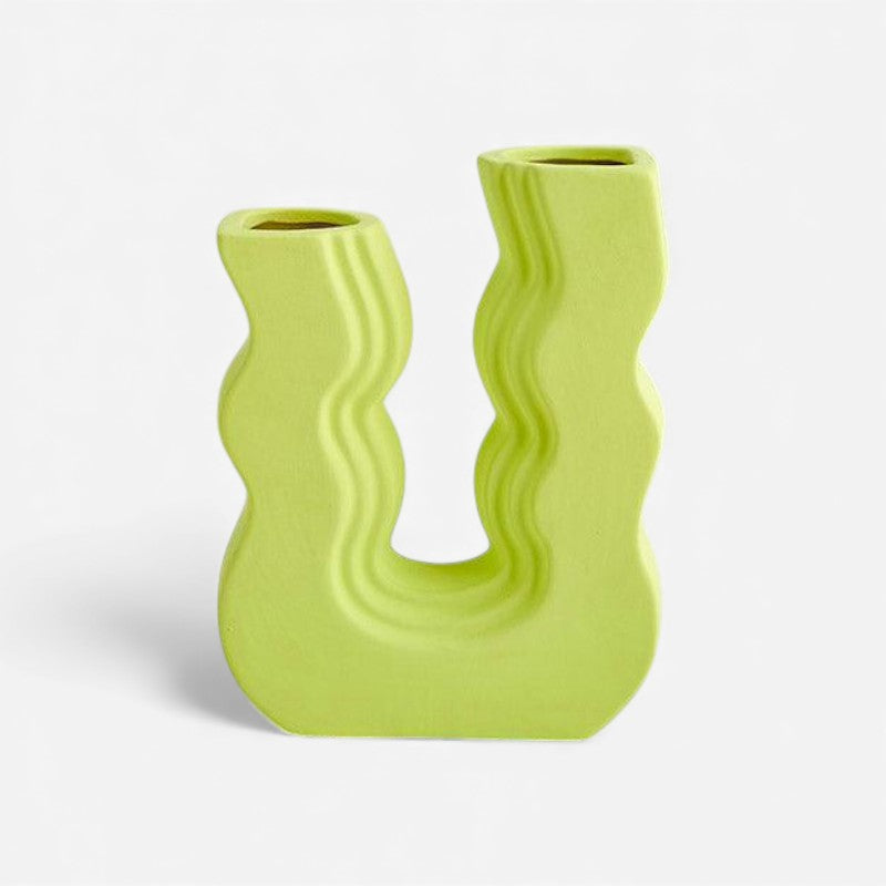 LoopBloom - Dekorativ Blomsterurne med U formet Design