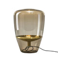 GlassyGlow - Elegant glasbordlampe til moderne stuer