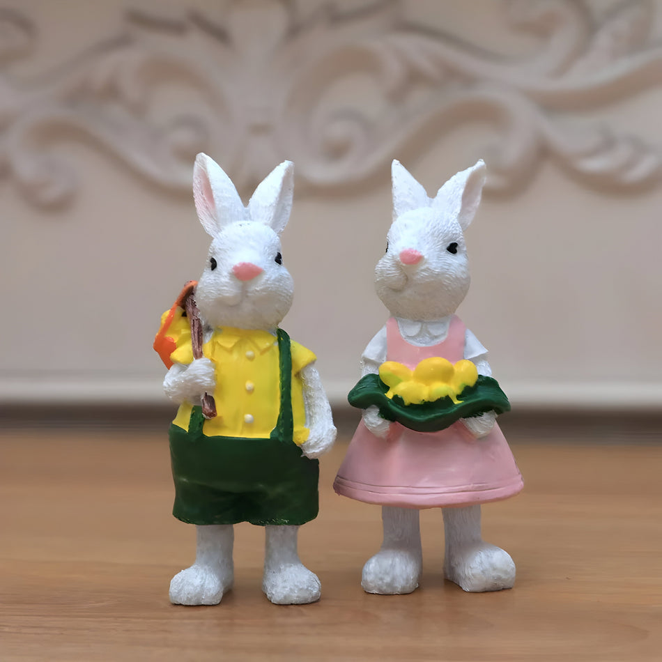 SpringTail - Dekorativ stående påskeharepynt til festlige forårsudstillinger