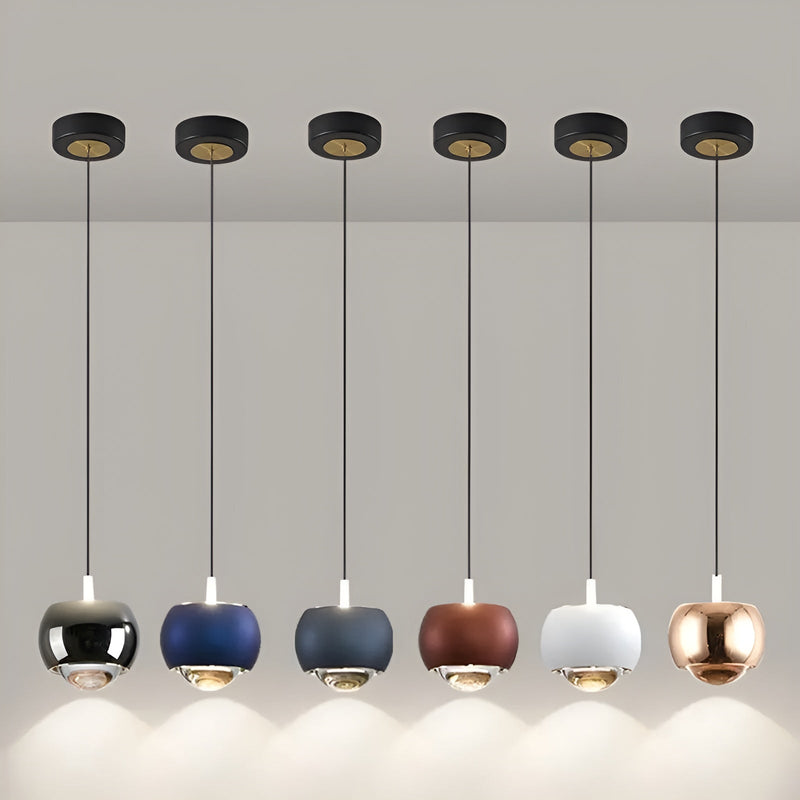 OrbitGlow - Minimalistisk hængelampe med LED-lys med elegant, cirkulært design