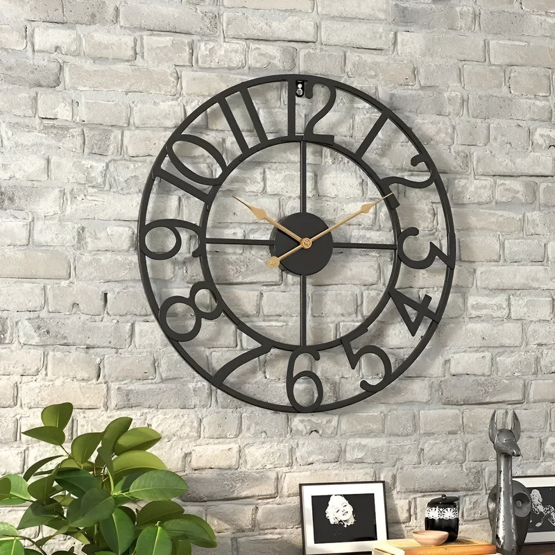 RetroTime – Stilfuldt retro digitalt vægur med stort og letlæseligt display