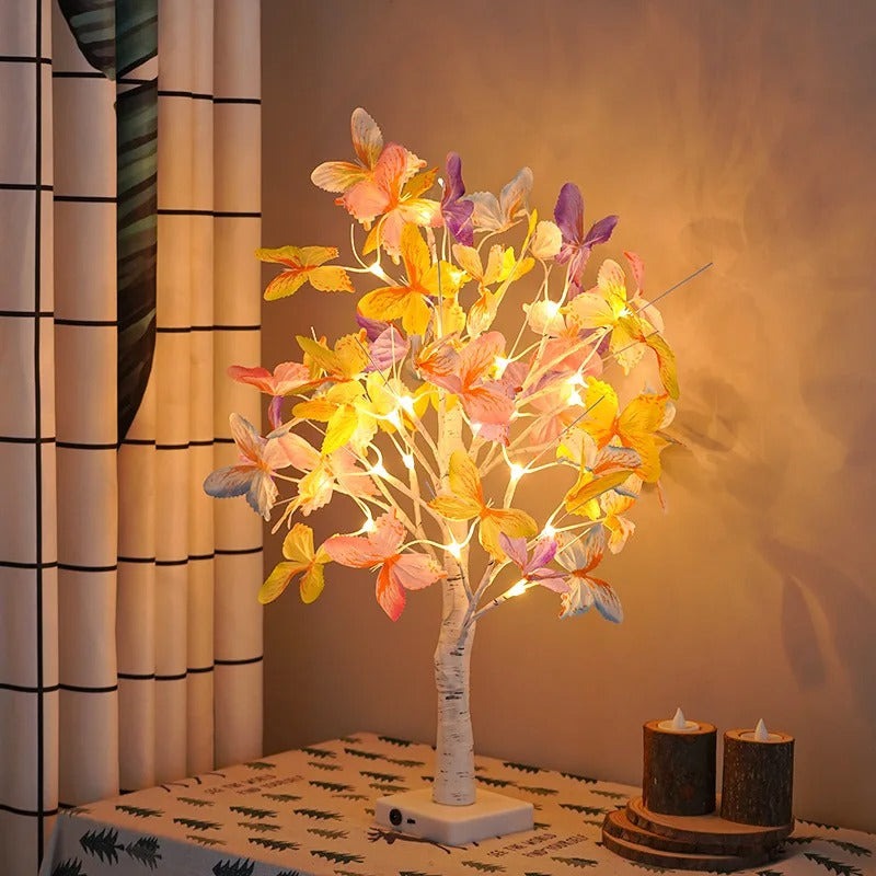 BloomLight - Naturinspireret bordlampe med blomsterdesign