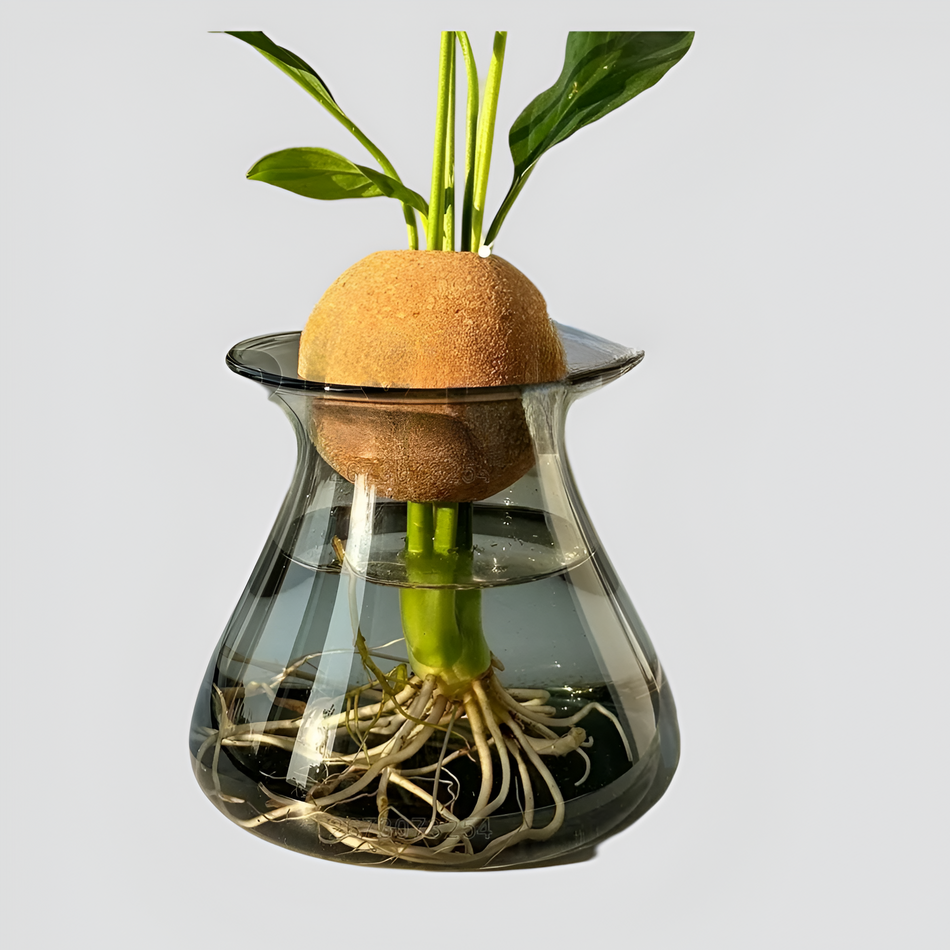 GlasVira - Håndlavet glasvase med skandinavisk elegance