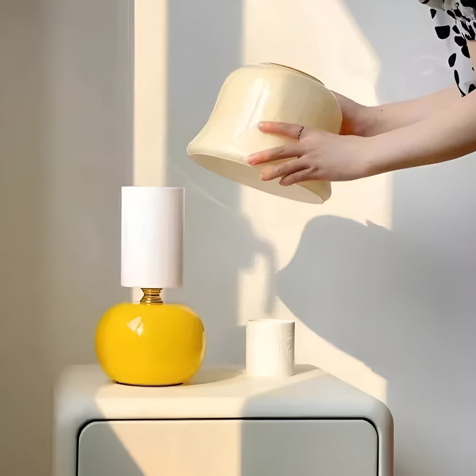 GlowMush - Elegant paddehatteformet bordlampe til hyggelig stemningsbelysning