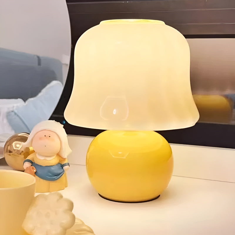 GlowMush - Elegant paddehatteformet bordlampe til hyggelig stemningsbelysning