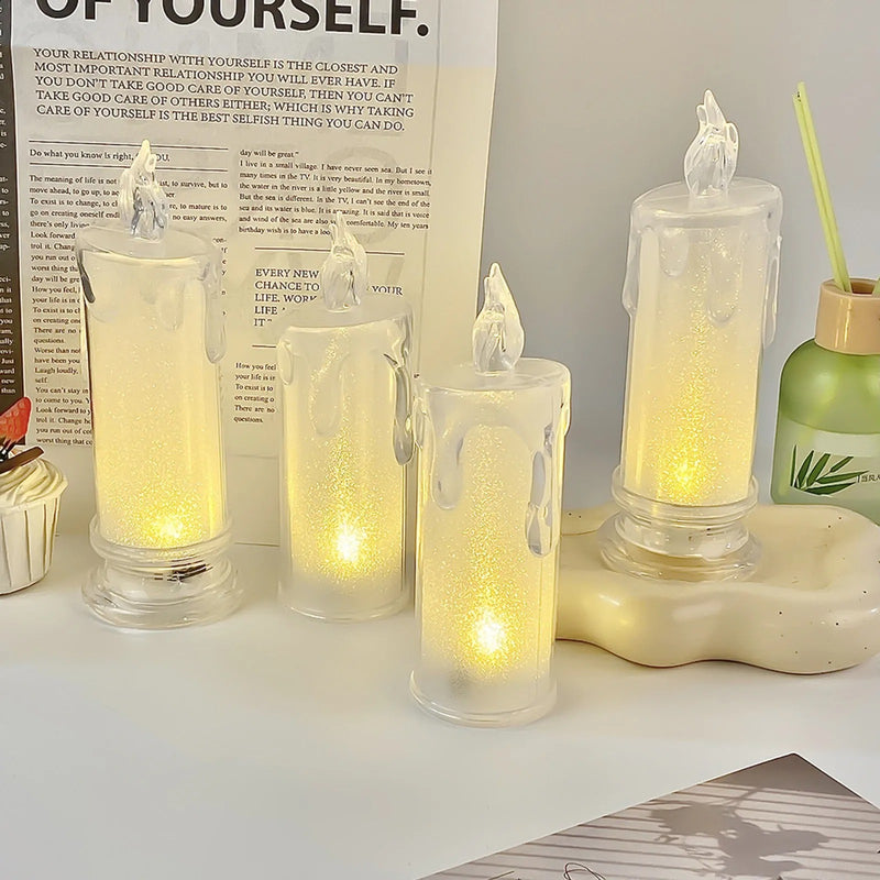 GlowMuse – LED-lyskilde uden flamme med blidt flimrende effekt