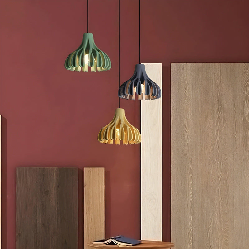 MacaronShimmer – Pendellampe i nordisk stil med legesyge macaronfarver og blødt LED-lys