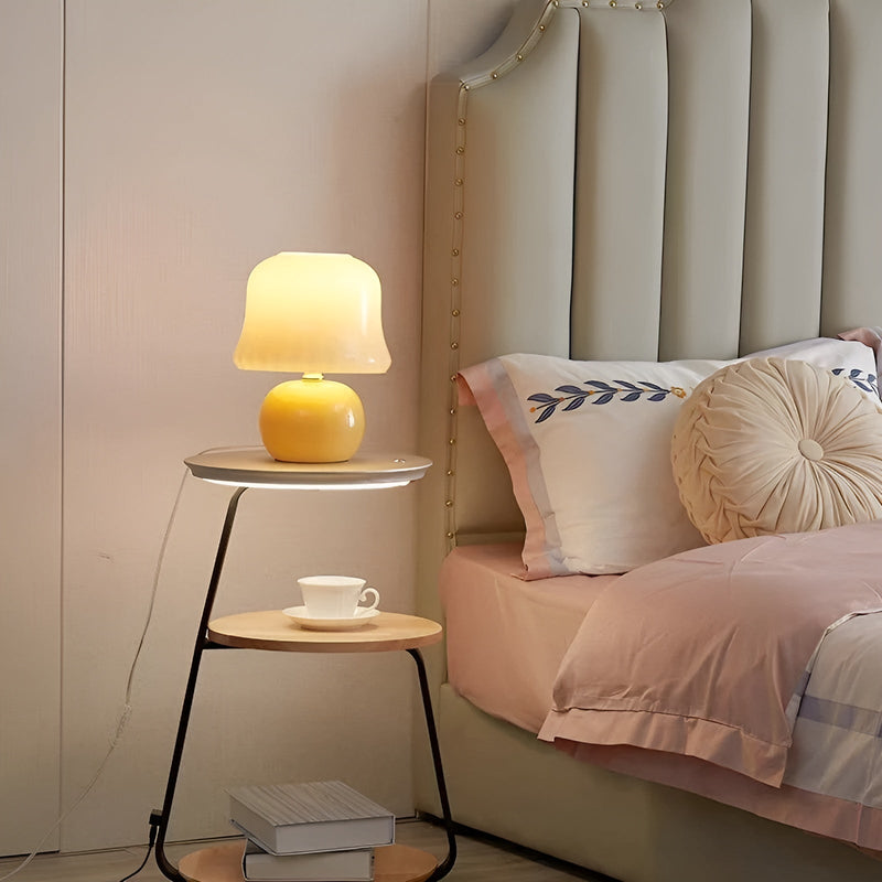 GlowMush - Elegant paddehatteformet bordlampe til hyggelig stemningsbelysning