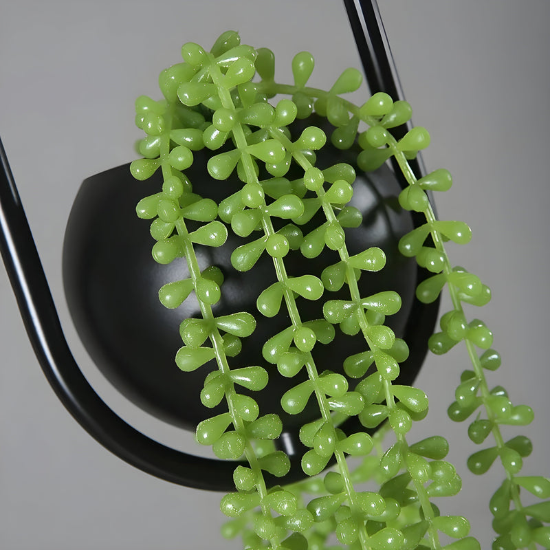 BotaniGlow - Nordisk LED-lampe med indbygget plantekasse for naturlig stemning