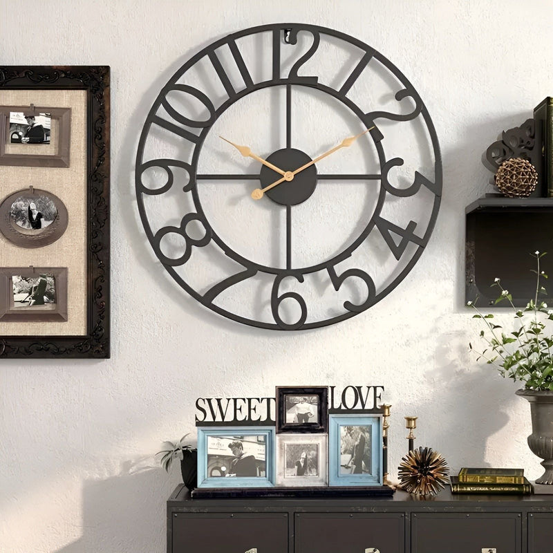 RetroTime – Stilfuldt retro digitalt vægur med stort og letlæseligt display