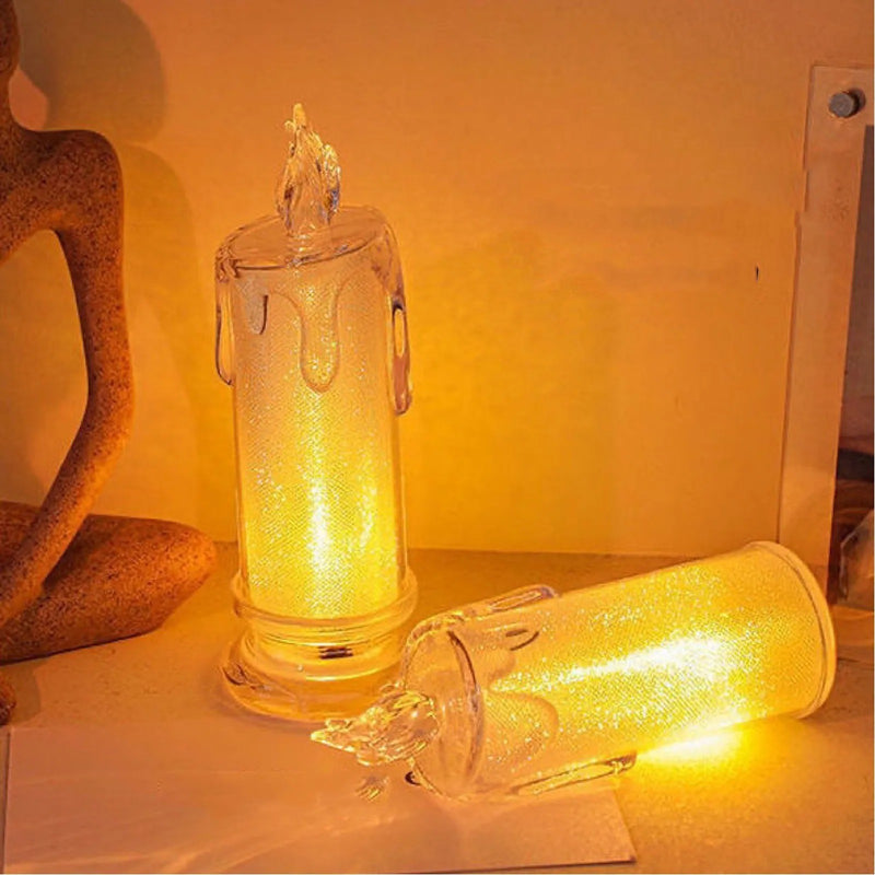 GlowMuse – LED-lyskilde uden flamme med blidt flimrende effekt
