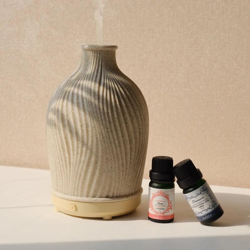 AromaFlow - Vaseformet ultralydsbefugter med moderne boho-design