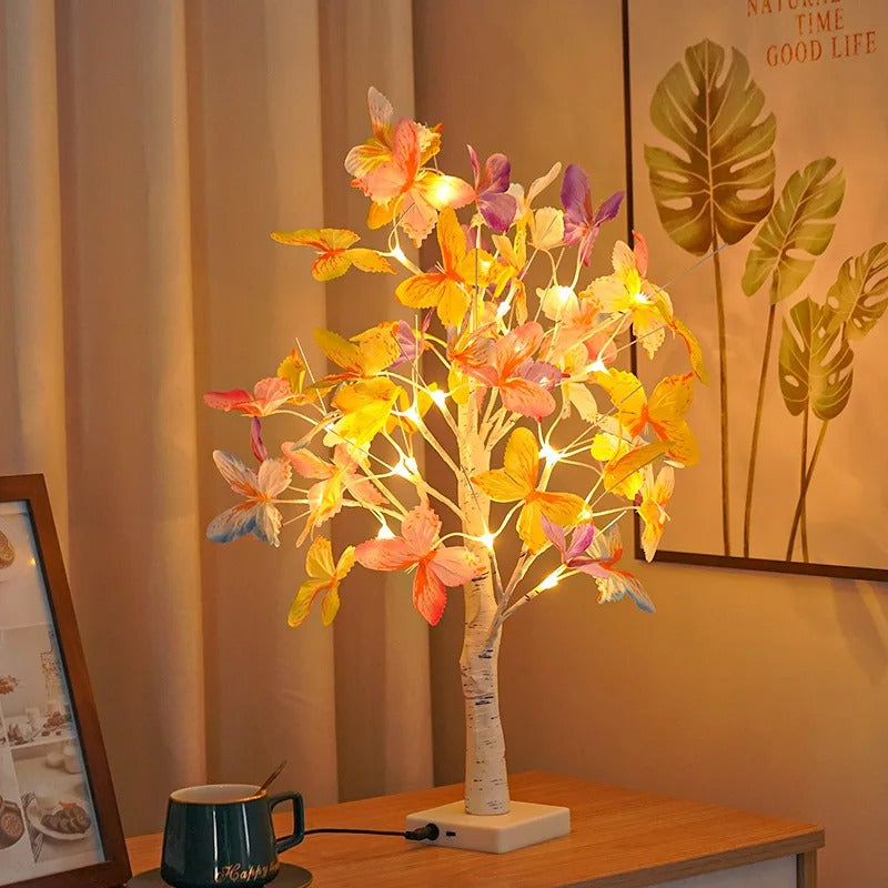 BloomLight - Naturinspireret bordlampe med blomsterdesign