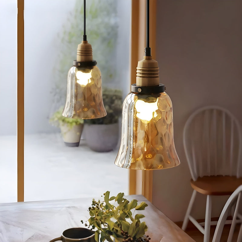 AmberLuxe – Industriel elegant pendellampe med varm og justerbar glød