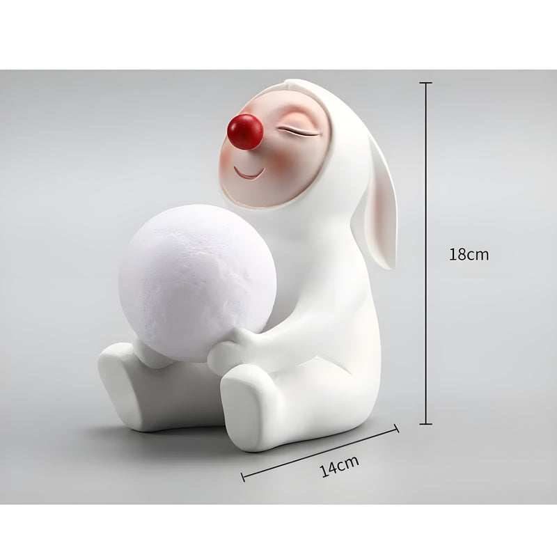 GlowRabbit - Charmerende kaninformet LED-lampe til hyggelig, blød belysning
