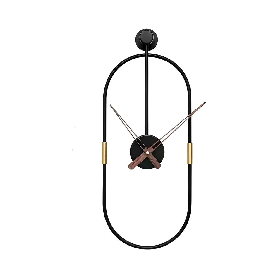 TimeHalo – Minimalistisk vægur i metal til moderne indretning