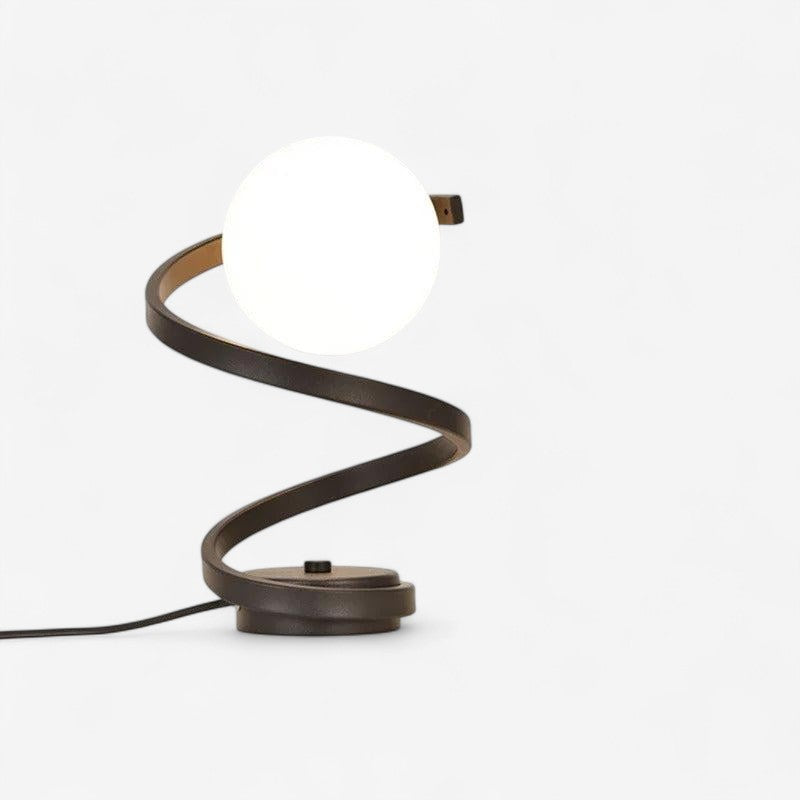 GlowCircle – LED bordlampe med rundt design og afbryderknap