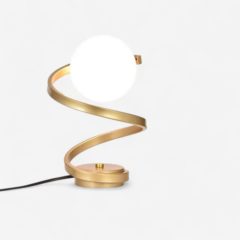 GlowCircle – LED bordlampe med rundt design og afbryderknap