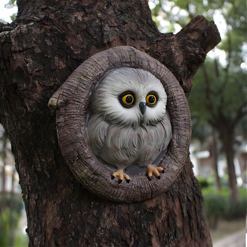 MysticOwl – Elegant vejrbestandig uglestatue til din have