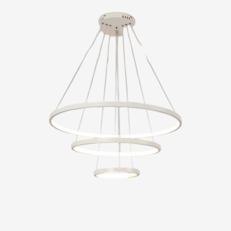 LED Loftkronelys med Ringdesign