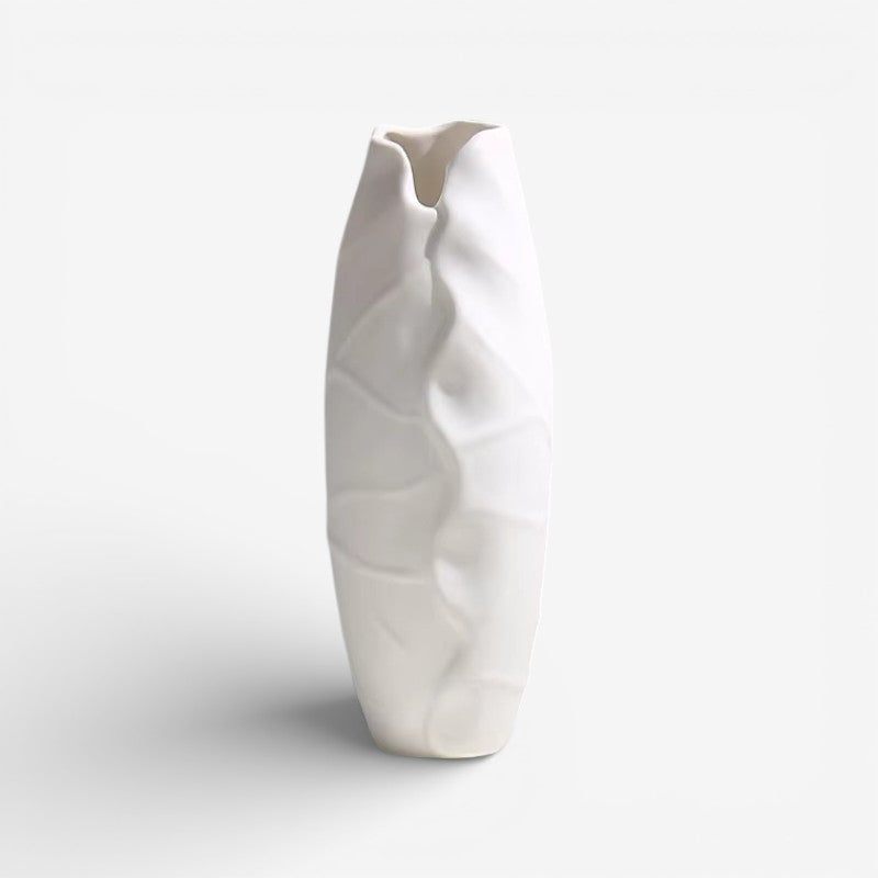 LuxeBloom - Blomster Vase med Dekorativt Design til Indendørs Brug