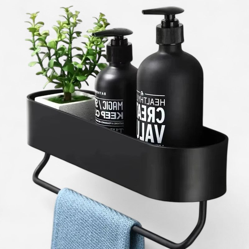 HookHaven - Hylde med Indbygget Krog og Vægmonteret Design