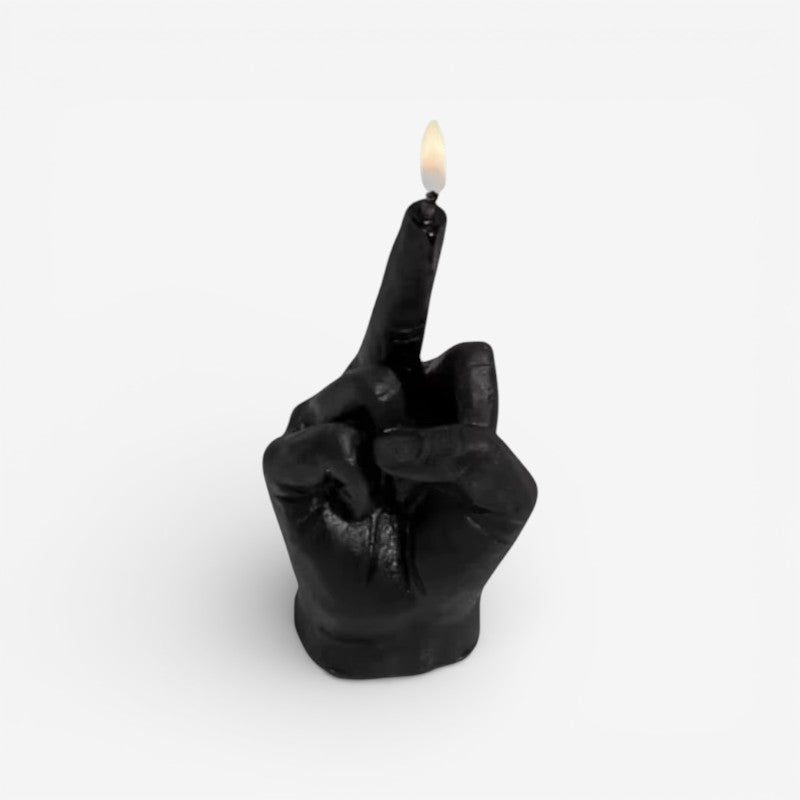 RebelFlame - Stearinlys Med Håndformet Design