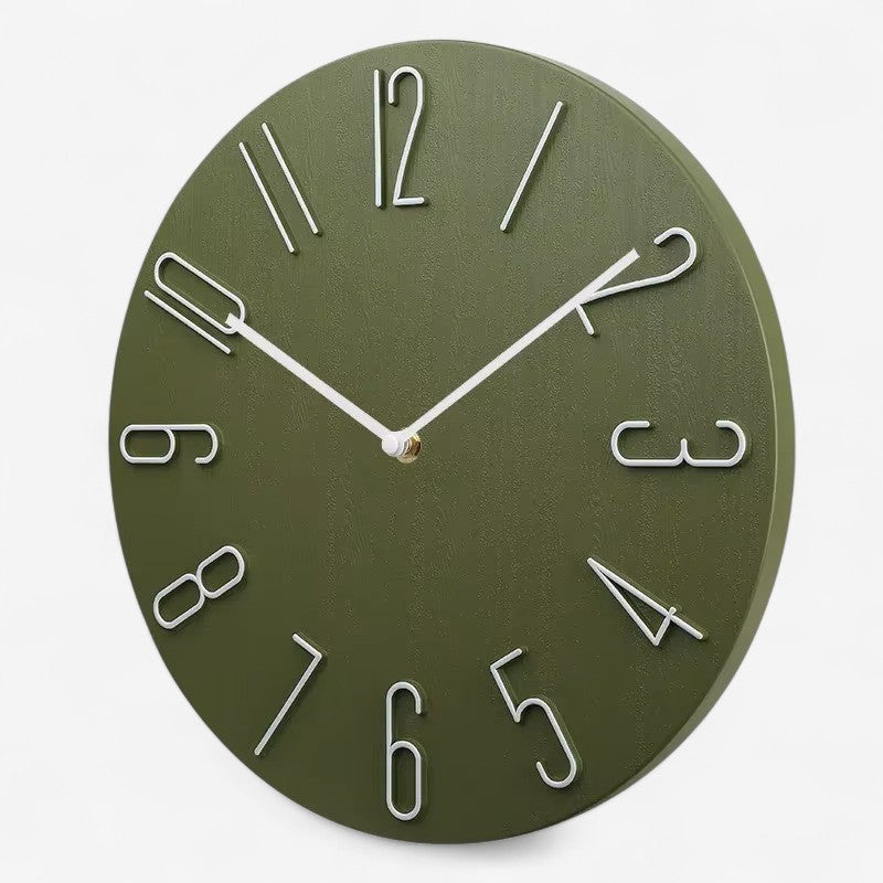 QuietTick – Lydløst vægur med rundt design