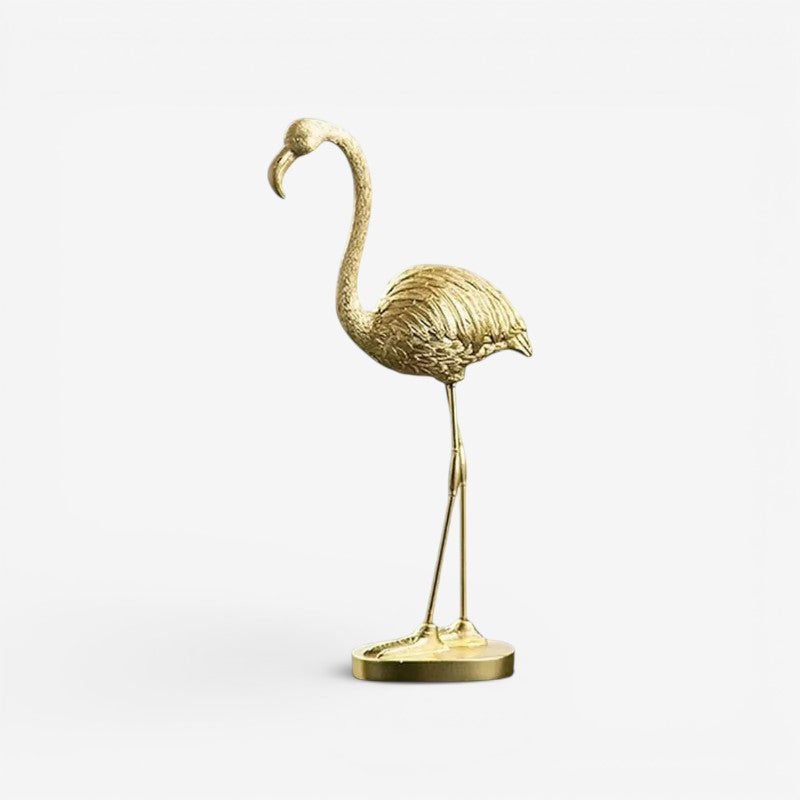 FlamiCharm - Flamingoinspireret Statue Til Indendørs Display