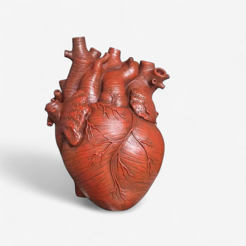 HeartBloom - Blomsterkrukke med Hjerteformet Design til Indendørs Dekoration