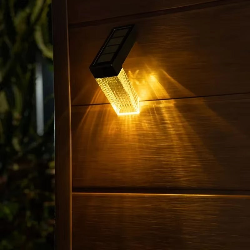 GlowStep – Solar LED Trappelys med Varmhvid og RGB-Tilstande