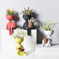LeafNest – Mini Keramisk Potte med Stilfuldt Design til Sukkulenter