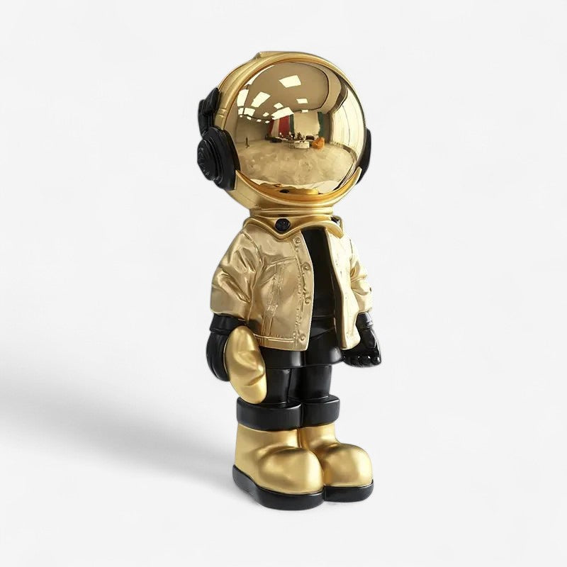 AstroForm – Dekorativ Astronaut Statue i Harpiks til Indendørs Brug