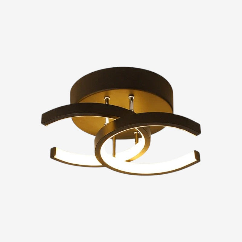 RingGlow – LED-loftlampe med dobbelt ring inspireret design