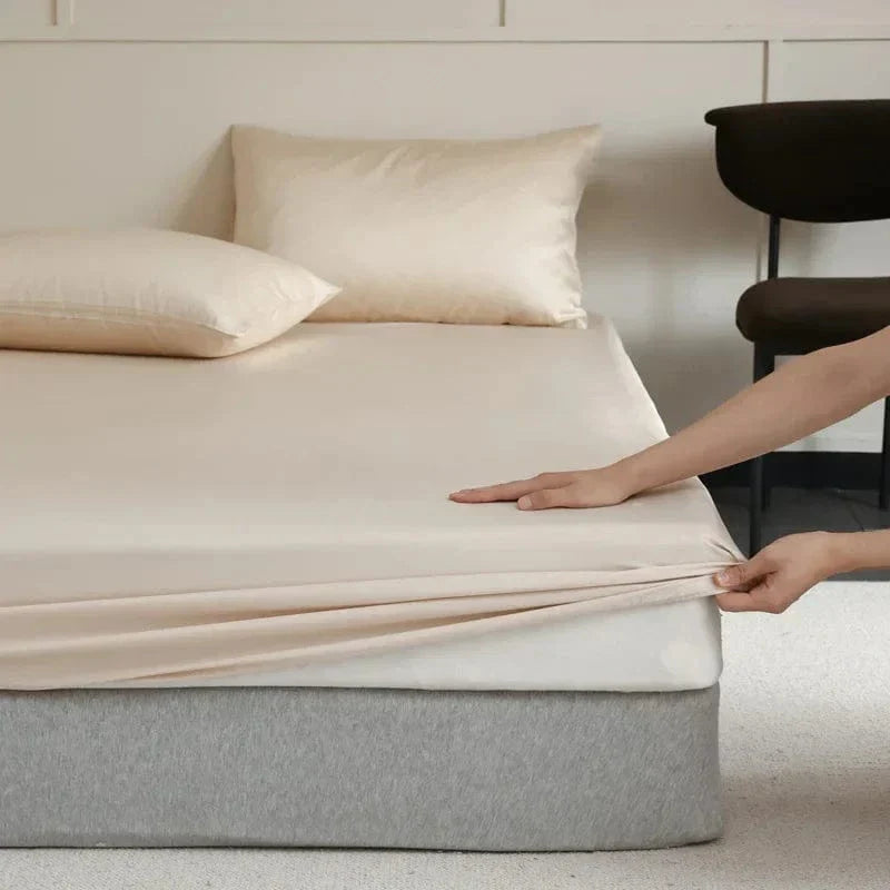 SoftShield – Monteret madrasbetræk med elegant oval form og sikker pasform til moderne stil