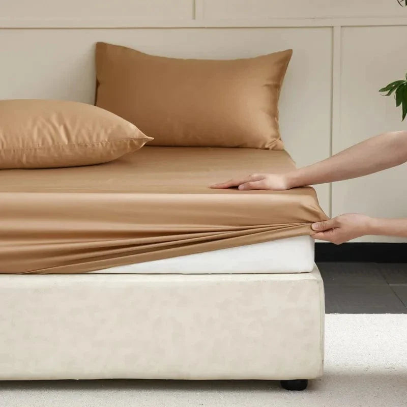 SoftShield – Monteret madrasbetræk med elegant oval form og sikker pasform til moderne stil