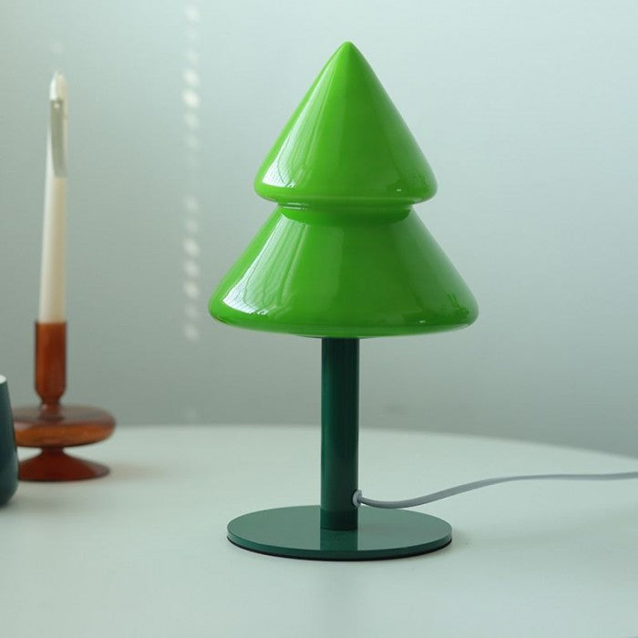 TreeLume - Elegant Bordlampe Med Juletræsdesign