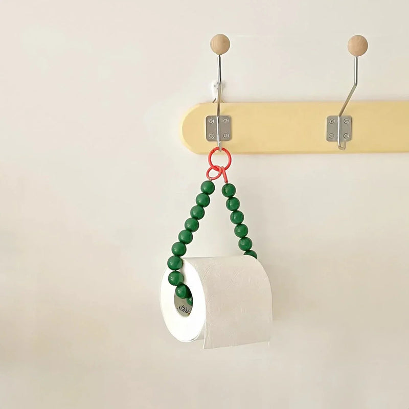 BeadHold – Elegant toiletpapirholder med perler og et stilfuldt touch