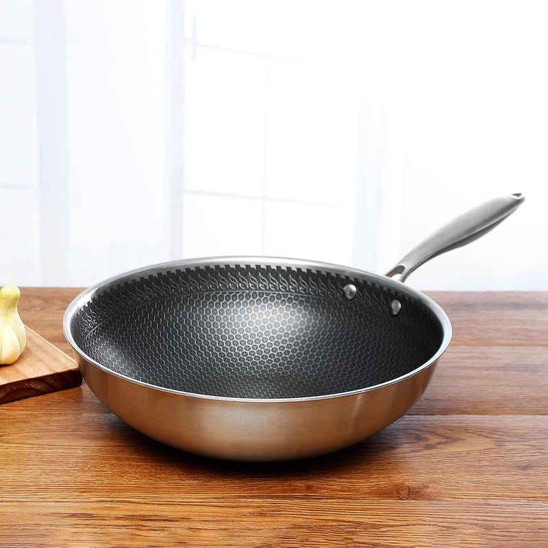 ChefElite | Premium non-stick stegepande i rustfrit stål