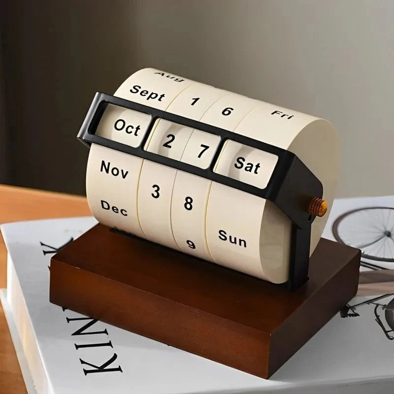 TimeWheel – Roterende Evighedskalender til Bordbrug