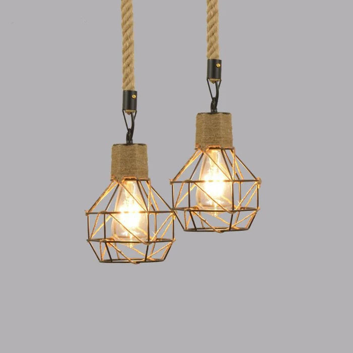 RusticGlow - Vintage Reb Pendel Light for hyggelig stemning
