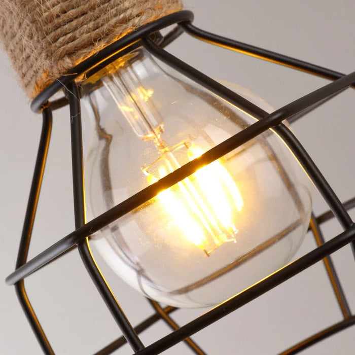 RusticGlow - Vintage Reb Pendel Light for hyggelig stemning