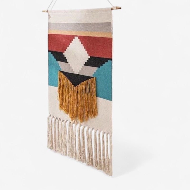 DecoTassel - Vægophængt tæppe med kvastdesign
