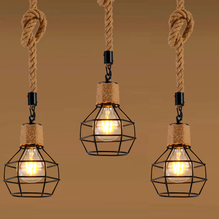 RusticGlow - Vintage Reb Pendel Light for hyggelig stemning