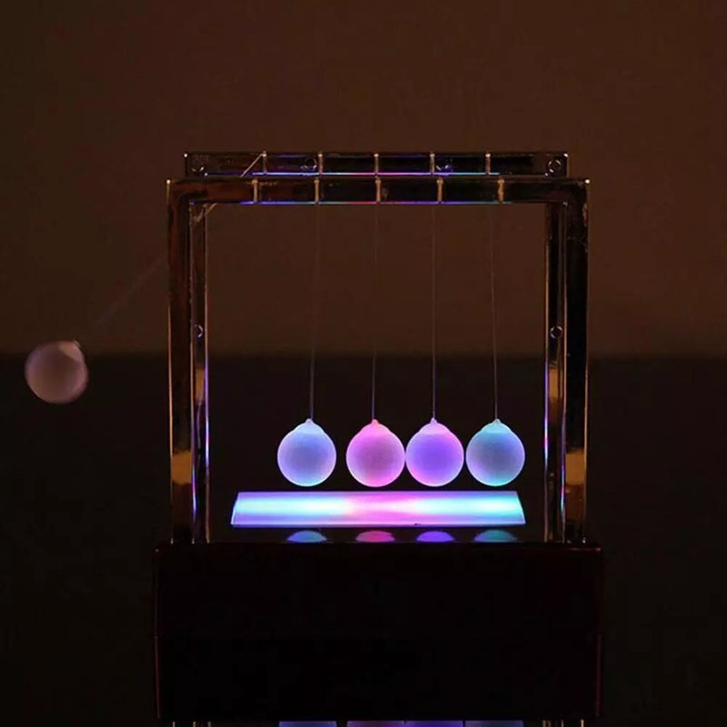 NeoMotion – LED Newtons Pendul til Hypnotiserende Bevægelse og Lysleg