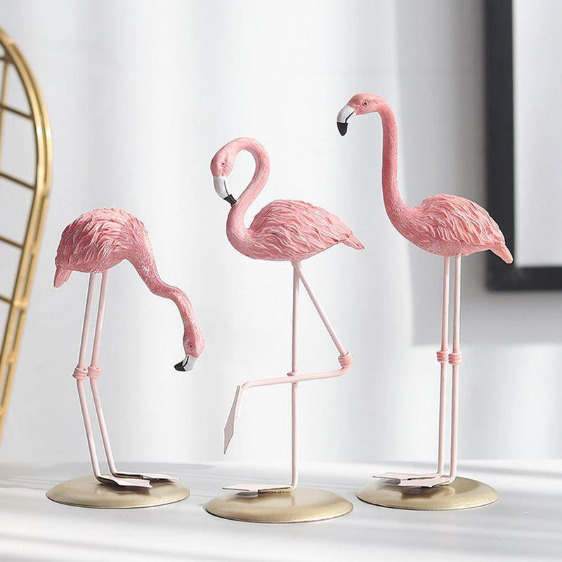 TropiFlair – Elegante Flamingo-statuer til tropisk have- og boligindretning